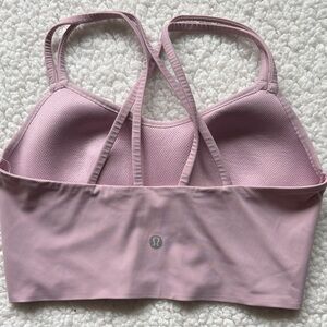 lululemon athletica Light Pink Strappy Sports Bra